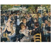 Puzzle Adulte - Le Bal du Moulin de la Galette - 1000 Pieces - Set Collection Musee et Art + Carte Tigre