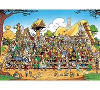 Puzzle Adulte Le Village pour astérix - 1000 Pieces - Set Collection BD Chien idéfix Les Romains - obélix - cléopatre - druide + Carte Tigre