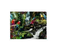 Puzzle Adulte : Les Perroquets Au bord De La Rivière 2000 Pieces - Collection Paysage Et Animaux Exotiques