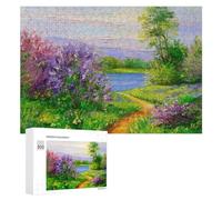 Puzzle Adulte Lilac on The River Bank, 300 PCS