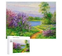 Puzzle Adulte Lilac on The River Bank, 500 PCS