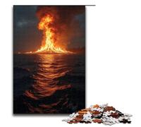 Puzzle Adulte L'incendie de Red Cliff 1000 pièces Puzzle en Bois pour Adultes et Enfants à partir de 12 Ans Jouet éducatif 1000 pièces (75 x 50 cm)