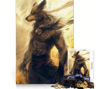 Puzzle Adulte Loup-Garou dévoilé 1000 pièces Détente et Analyse Idéal pour se Relaxer et s'assembler Cadeau d'hiver (50x75cm)