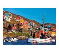 Puzzle adulte : maisons nordiques : paysage - 1000 pieces - educa G
