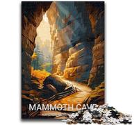 Puzzle Adulte Mammoth Cave National Park 1000 pièces, Art intéressant, réduction du Stress, liste de souhaits avec Le Père Noël, pour Les 14 Ans, 1000 pièces (26x38cm)