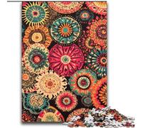 Puzzle Adulte Mandala Flower Collage 2000 pièces, stimule Le Cerveau, Jouets addictifs pour cultiver la Patience, décoration Parfaite 70x100cm