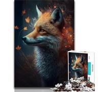 Puzzle Adulte Mignon Renard 1000 pièces Cadeau pour Adolescents Jeu éducatif défi pour Femmes et Hommes (26x38cm)