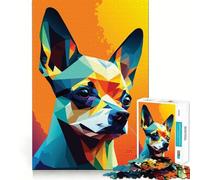 Puzzle Adulte Mon Chihuahua 1000 pièces Jeu de réflexion et de Relaxation Design élégant (38x52cm)