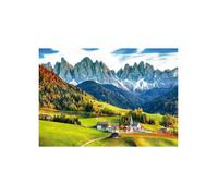 Puzzle Adulte Montagne Automne dans Les Dolomites - 2000 Pieces - Collection Paysage Italie