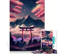Puzzle Adulte Montagne de rêves 1000 pièces, Jeu d'exercice Mental, Anti-Tension, Design à Assembler, Joli Cadeau (50x75cm)