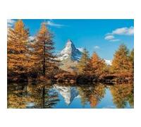 Puzzle adulte montagne du mont cervin - 1000 pieces - educa collection paysage des alpes en automne