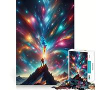 Puzzle Adulte Montagnes se dirigeant vers Le Ciel, 1000 pièces, renforce la mémoire, se détend et s'amuse, qualité supérieure, pour Les fêtes (38x26cm)