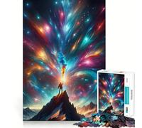 Puzzle Adulte Montagnes se dressant vers Le Ciel, 1000 pièces, renforce la mémoire, se détend et s'amuse, qualité supérieure, pour Les fêtes (50x75cm)