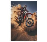 Puzzle Adulte Motocross 1000 Pièces pour Enfants À Partir De 12 Ans Puzzles en Bois Casse-tête (78×53cm)