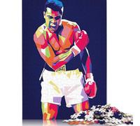 Puzzle Adulte Muhammad Ali Pop Art Puzzles pour Adultes Jeu éducatif Défi Jouet 1000 pièces (75x50cm)