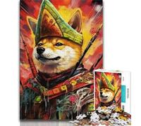 Puzzle Adulte Mutant Corgi 1000 pièces, Difficile, Aide Le Cerveau à exercer, Jouets addictifs pour cultiver la Patience, Excellent Cadeau 38x26cm