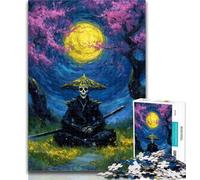 Puzzle Adulte Mystérieux Squelette Ninja 1000 pièces pour Adultes et Adolescents, avec pièces entièrement emboîtables de Formes aléatoires pour Les Enfants de 14 Ans et Plus 50x75cm