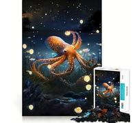Puzzle Adulte Mythologie Pieuvre 1000 pièces Jeu d'exercice Mental Soulagement des tensions Design à Assembler Joli Cadeau (50x75cm)