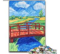 Puzzle Adulte Night Sky Bridge 2000 pièces Difficile à Comprendre, à partir de 14 Ans Un Plaisir en Famille idéal comme Cadeau pour Toute la Famille 70x100cm