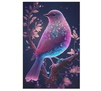 Puzzle Adulte Oiseau Mignon 1000 Pièces pour Enfants À Partir De 12 Ans Puzzles en Bois Casse-tête 78×53cm