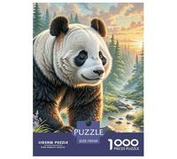 Puzzle Adulte Panda géantPuzzles 1000 Pièces Défi Jouet Puzzle Décoratif Animal Theme Puzzles Cadeaux pour Les Mères Adultes Et Enfants À Partir De 14 Ans 70x50cm/1000pcs