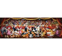Puzzle Adulte Panorama : Mickey Chef d Orchestre - 1o00 Pieces - Set Collection Dessin animée et 1 Carte Tigre