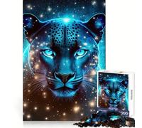 Puzzle Adulte Panthère Nébuleuse Mystique 1000 Pièces Jeu d'exercice Mental apaisant Design et Assemblage Cadeau Exceptionnel (38x52cm)