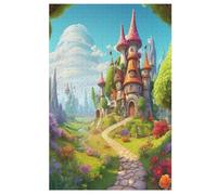 Puzzle Adulte Pays des Merveilles 1000 Pièces pour Enfants À Partir De 12 Ans Puzzles en Bois Casse-tête （78×53cm）