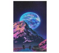 Puzzle Adulte Paysage de rêve 1000 Pièces pour Enfants À Partir De 12 Ans Puzzles en Bois Casse-tête （78×53cm）