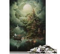 Puzzle Adulte Paysage Fantastique 35 pièces Puzzle en Bois pour Adultes et Adolescents de 12 Ans et Plus 1000 pièces (75 x 50 cm)
