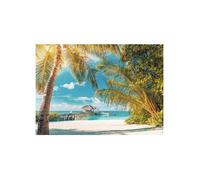 Puzzle Adulte Paysage : Plage Paradisiaque - 1500 Pieces - Nathan Collection Evasion