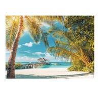 Puzzle Adulte Paysage : Plage Paradisiaque - 1500 Pieces - Nathan Collection Evasion