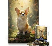 Puzzle Adulte Pembroke Welsh Corgi 1000 pièces Renforce la mémoire, se détend, s'amuse, qualité, pour Les fêtes (38x52cm)