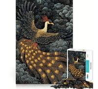 Puzzle Adulte Phénix dans Les Nuages tourbillonnants, 1000 pièces, Jouet d'entraînement cérébral, détente et création Artistique (38x52cm)