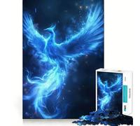 Puzzle Adulte Phoenix Neon Animal 1000 pièces Jeu d'entraînement cérébral Cadeau Artistique et Relaxant à Assembler (38x52cm)