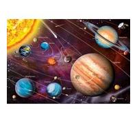 Puzzle adulte planetes / systeme solaire 1000 pieces - puzzle neon / phosphorescent - educa multicolore G