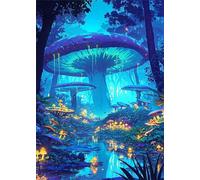 Puzzle Adulte Plante du Pays des Merveilles, DIY Jigsaw Puzzle 500 pièces Adultes 52x38cm, Divertissement Créatif, Détente & Relaxation Puzzles de Qualité Supérieure Cadeau