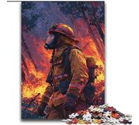 Puzzle Adulte Pompier Flamme 2000 pièces, Jeux éducatifs, décoration d'intérieur, Cadeaux Uniques (70x100cm)