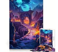 Puzzle Adulte Porte des ruines Antiques 1000 pièces Développe la mémoire Loisirs calmes Bords Nets Cadeau Unique (50x75cm)