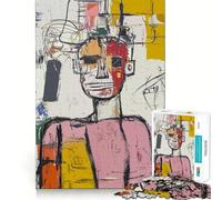 Puzzle Adulte Portrait d'homme, 1000 pièces, Casse-tête, détente mentale, Motif à Assembler, Cadeau du Père Noël (38x26cm)