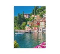 Puzzle Adulte Puzzle 1000 Pièces Adultes，Lac de Côme，Cadeau d'anniversaire Unique pour Les Adolescents Et Les Adultes（75x50cm）-AN99