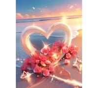 Puzzle Adulte Puzzle 1000 pièces Amour au Bord de la mer Puzzles Adultes à partir de 14 Ans Puzzles de Famille