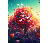 Puzzle Adulte Puzzle 1000 pièces Arbre d'amour Puzzles Adultes à partir de 14 Ans Puzzles de Famille
