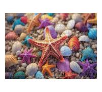 Puzzle Adulte Puzzle 1000 pièces Coquillages Puzzles Adultes à partir de 14 Ans Puzzles de Famille