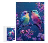 Puzzle Adulte - Puzzle 1000 pièces - Fleurs Oiseaux - Adultes et Enfants dès 14 Ans - Puzzles de qualité supérieure - Puzzles pour Adultes Jeu éducatif Challenge Toy Cadeaux 1000 pièces n-408