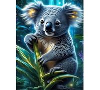 Puzzle Adulte Puzzle 1000 pièces Koala Animal Mignon Puzzles Adultes à partir de 14 Ans Puzzles de Famille