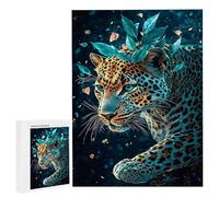 Puzzle Adulte - Puzzle 1000 pièces - Léopard Animal - Adultes et Enfants dès 14 Ans - Puzzles de qualité supérieure - Puzzles pour Adultes Jeu éducatif Challenge Toy Cadeaux 1000 pièces n-144