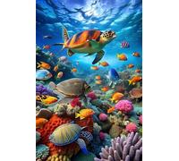 Puzzle Adulte Puzzle 1000 pièces Les Animaux du Monde sous-Marin Puzzles Adultes à partir de 14 Ans Puzzles de Famille