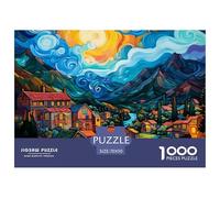 Puzzle Adulte - Puzzle 1000 Pièces -Les Villages- Adultes Et Enfants Dès 14 Ans - Puzzle De Qualité Supérieure 70x50cm/1000pcs