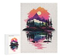 Puzzle Adulte - Puzzle 1000 pièces - Montagnes pittoresques - Adultes et Enfants dès 14 Ans - Puzzles de qualité supérieure - Puzzles pour Adultes Jeu éducatif Challenge Toy Cadeaux 1000 pièces n-224